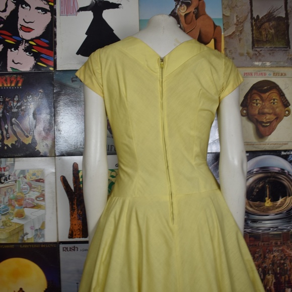 SOLD Vintage 40s Bobbie Brooks A Line Midi Dress - Picture 7 of 11
